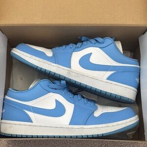 Jordan Blue and White Sneakers Iconic Design